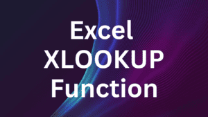 Read more about the article Excel XLOOKUP: The Ultimate Lookup Function for Analysis